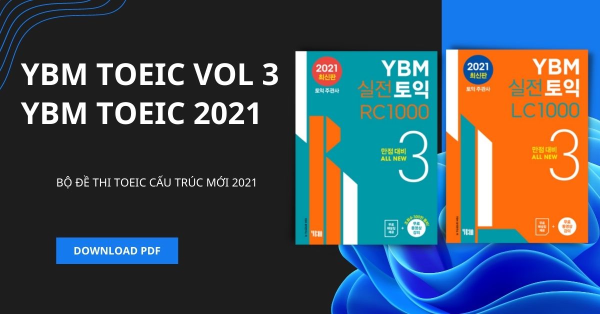 Ebook YBM TOEIC Vol 3 PDF