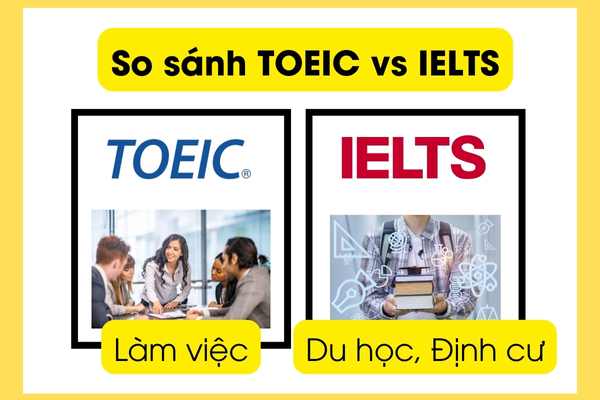 So sánh TOEIC và IELTS