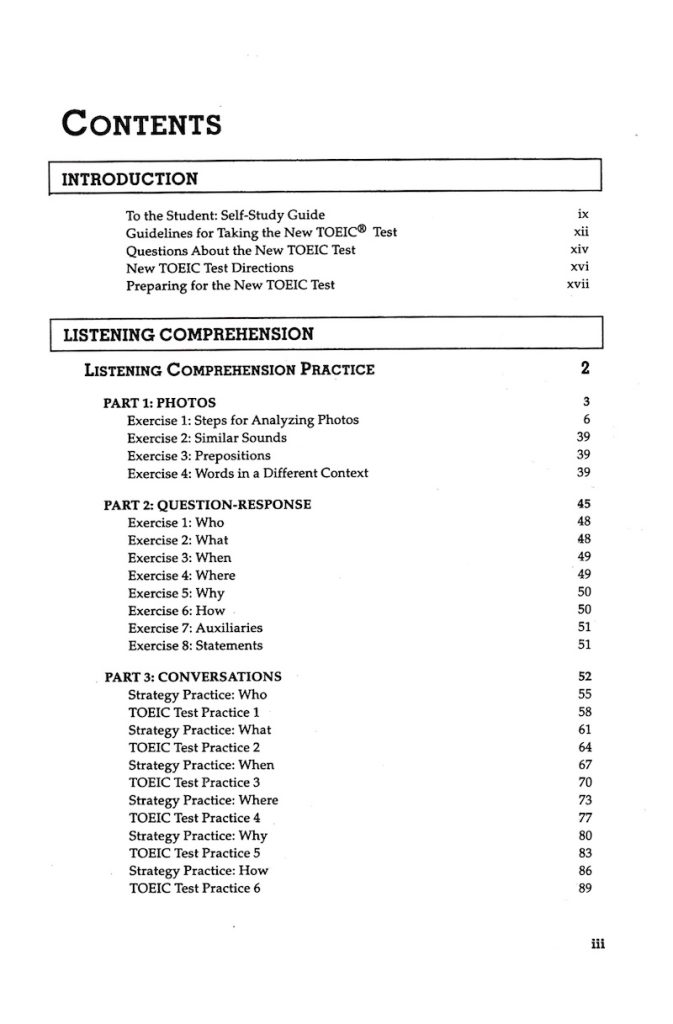 menu sách longman toeic advanced pdf